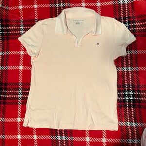 Tommy Hilfiger Peach Polo Shirt